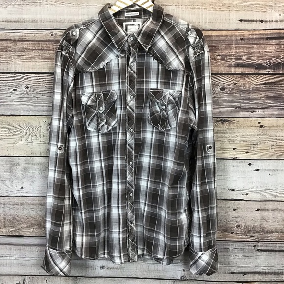 BKE Other - BKE Athletic Fit Stretch XL Button Front Shirt